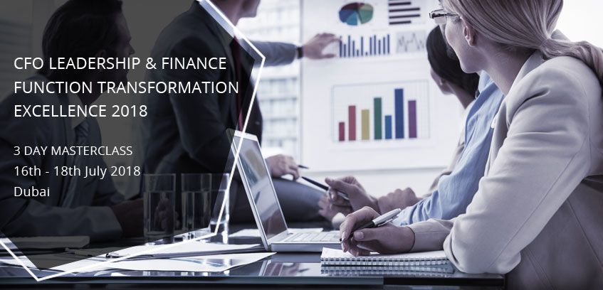 CFO Leadership and Finance Function Transformation Excellence – 2018, Dubai